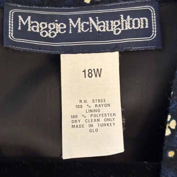 Vintage‎ Maggie McNaughton Blazer Womens 18W Floral Cottagecore Boho NWT - Picture 3 of 9